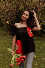 Load image into Gallery viewer, A line top with flowers