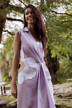 Load image into Gallery viewer, Straight cut pleated drape dress