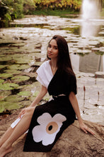 Load image into Gallery viewer, Half & half dress with flowers