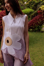 Load image into Gallery viewer, Cotton-co-ord-set-with-flower