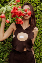 Load image into Gallery viewer, Flower tie up top