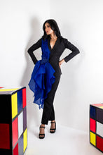 Load image into Gallery viewer, Blazer with ruffles and pants set