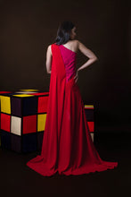 Load image into Gallery viewer, Draped jumpsuit gown