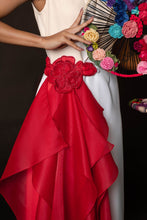 Load image into Gallery viewer, Long jacket with ruffles