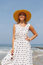 Load image into Gallery viewer, Geometric printed drawstring dress