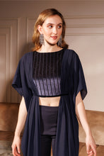 Load image into Gallery viewer, Metallic velvet top and pants