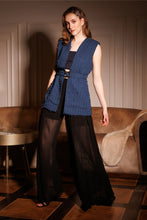 Load image into Gallery viewer, Textured jacket and sheer pants set