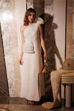 Load image into Gallery viewer, One shoulder sequin gown with slit
