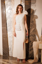 Load image into Gallery viewer, One shoulder sequin gown with slit