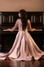 Load image into Gallery viewer, Embroidered dress with a ballgown skirt