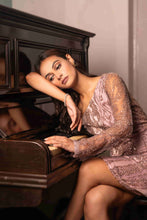 Load image into Gallery viewer, Embroidered dress with a ballgown skirt