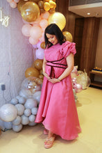 Load image into Gallery viewer, Pleated ballgown with smocking sleeve