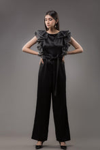 Load image into Gallery viewer, Jumpsuit with organza ruffles - Pranati Kejriwall
