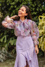 Load image into Gallery viewer, Floral printed top and skirt co-ord set - Pranati Kejriwall