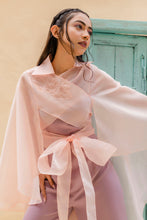 Load image into Gallery viewer, Jumpsuit with wrap cape