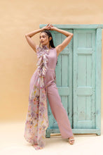Load image into Gallery viewer, Jumpsuit with two-way printed drape