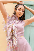 Load image into Gallery viewer, Jumpsuit with two-way printed drape