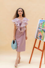 Load image into Gallery viewer, Exaggerated ruffle dress