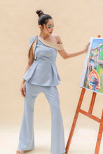 Load image into Gallery viewer, Tulip sleeve top and pants co-ord set