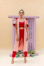 Load image into Gallery viewer, Origami sleeve jacket, top and pant co-ord set