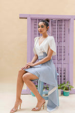 Load image into Gallery viewer, Asymmetrical drape skirt