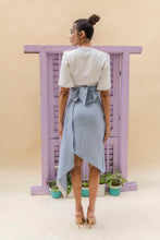 Load image into Gallery viewer, Asymmetrical drape skirt