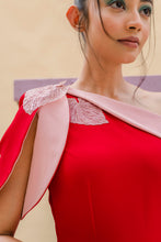 Load image into Gallery viewer, Tulip sleeve drape dress