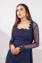 Load image into Gallery viewer, Jumpsuit with tulle jacket and belt - Pranati Kejriwall