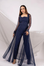 Load image into Gallery viewer, Jumpsuit with tulle jacket and belt - Pranati Kejriwall