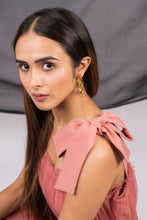 Load image into Gallery viewer, Peplum jumpsuit with tulle gathers - Pranati Kejriwall