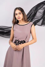 Load image into Gallery viewer, Asymmetric dress with pleats - Pranati Kejriwall