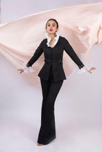 Load image into Gallery viewer, Cutout jacket with ruffles - Pranati Kejriwall