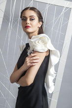 Load image into Gallery viewer, Gabrielle dress with rose sleeve - Pranati Kejriwall