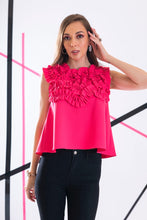 Load image into Gallery viewer, Loose top with frills