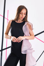 Load image into Gallery viewer, Jumpsuit with ruffles on one side