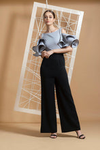 Load image into Gallery viewer, Helene cold shoulder ruffle jumpsuit - Pranati Kejriwall