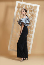 Load image into Gallery viewer, Helene cold shoulder ruffle jumpsuit - Pranati Kejriwall