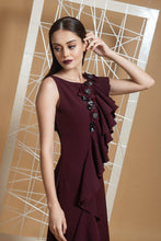 Load image into Gallery viewer, Antoinette gown with slit - Pranati Kejriwall