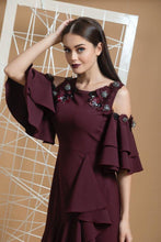 Load image into Gallery viewer, Juliette layered gown with ruffles - Pranati Kejriwall