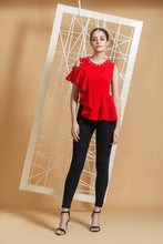 Load image into Gallery viewer, Isabelle cold shoulder top - Pranati Kejriwall