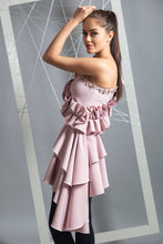 Load image into Gallery viewer, Kathryn top with ruffle & side drape - Pranati Kejriwall