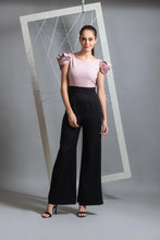 Load image into Gallery viewer, Lauren jumpsuit with rose sleeves - Pranati Kejriwall