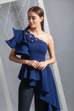 Load image into Gallery viewer, Pauline top with dramatic sleeves - Pranati Kejriwall
