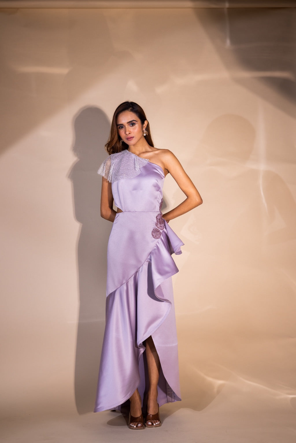 Asymmetric drape dress Pranati Kejriwall Asymmetric drape dress Pranati Kejriwall
