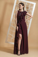 Load image into Gallery viewer, Antoinette gown with slit - Pranati Kejriwall