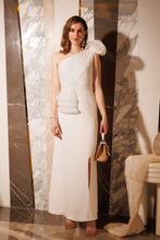 Load image into Gallery viewer, One shoulder sequin gown with slit

