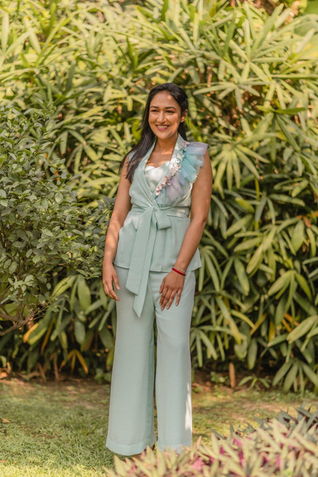 Tiffany shirt and pants co-ord set - Pranati Kejriwall