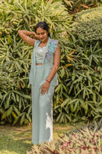 Load image into Gallery viewer, Tiffany shirt and pants co-ord set - Pranati Kejriwall
