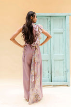 Load image into Gallery viewer, Jumpsuit with two-way printed drape
