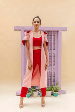 Load image into Gallery viewer, Origami sleeve jacket, top and pant co-ord set
